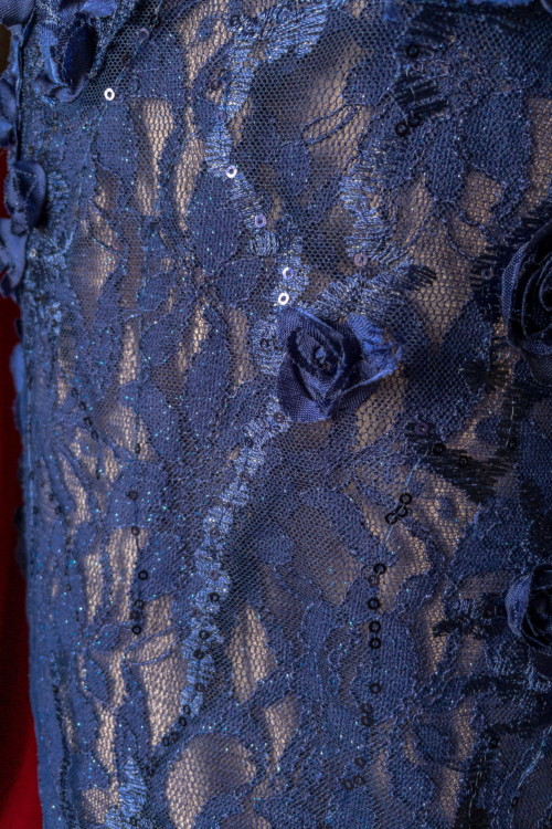 Jovani ダークブルー マーメイドラインロングドレス Jovani ダークブルー マーメイドラインロングドレス