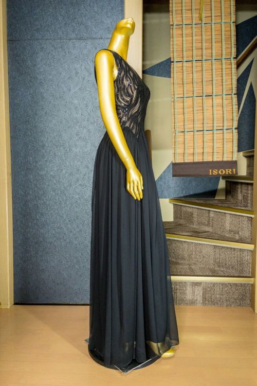 TADASHI SHOJI ブラックロングドレス サイズ2